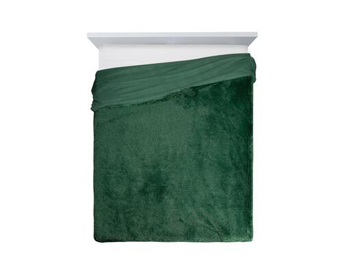 Jemná chlpatá deka s vysokým vlasom - Tifany, zelená 200 x 220 cm